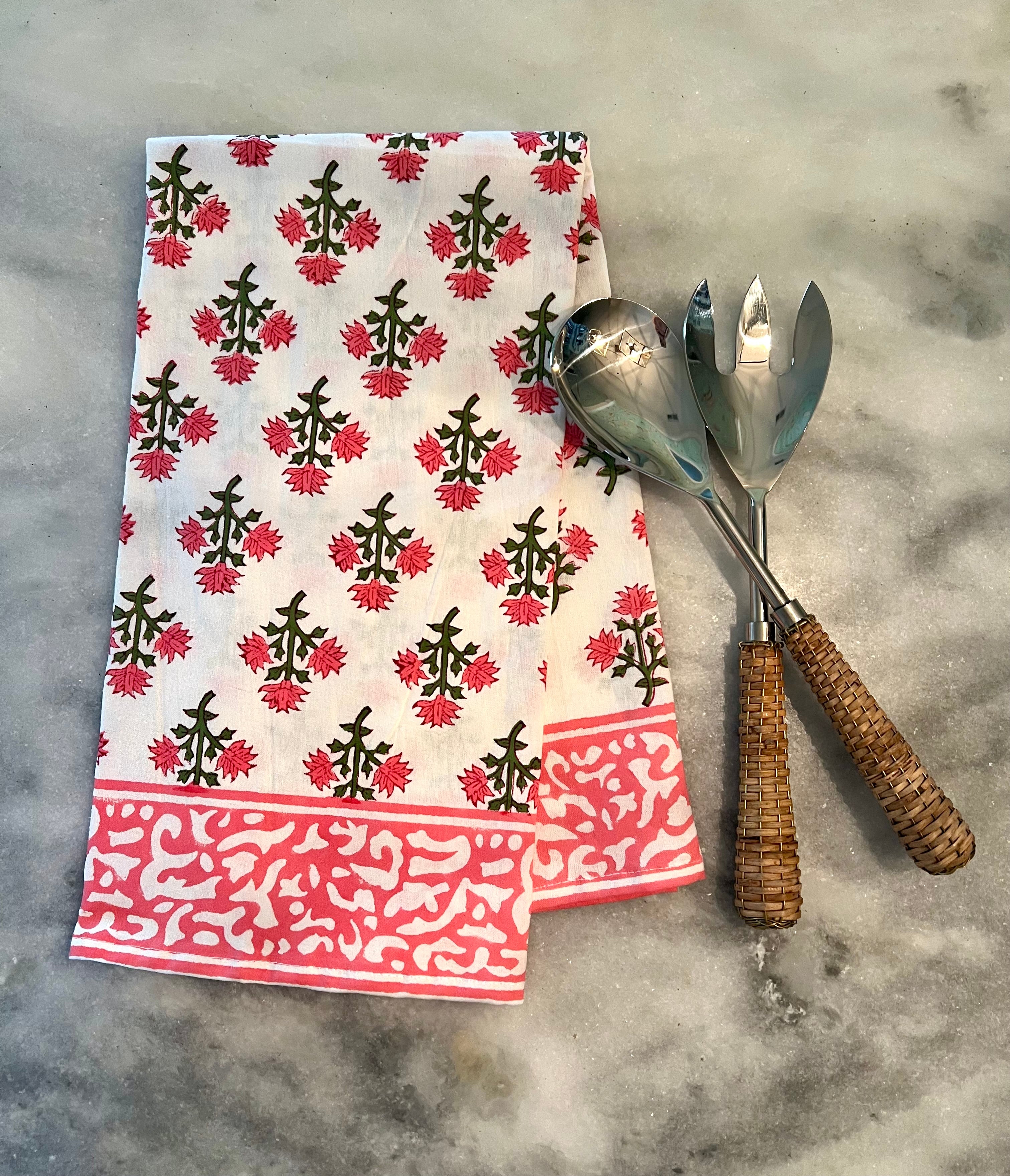 Block Print Kitchen Towels | Homegoods | Miss Madigan Online Shopping