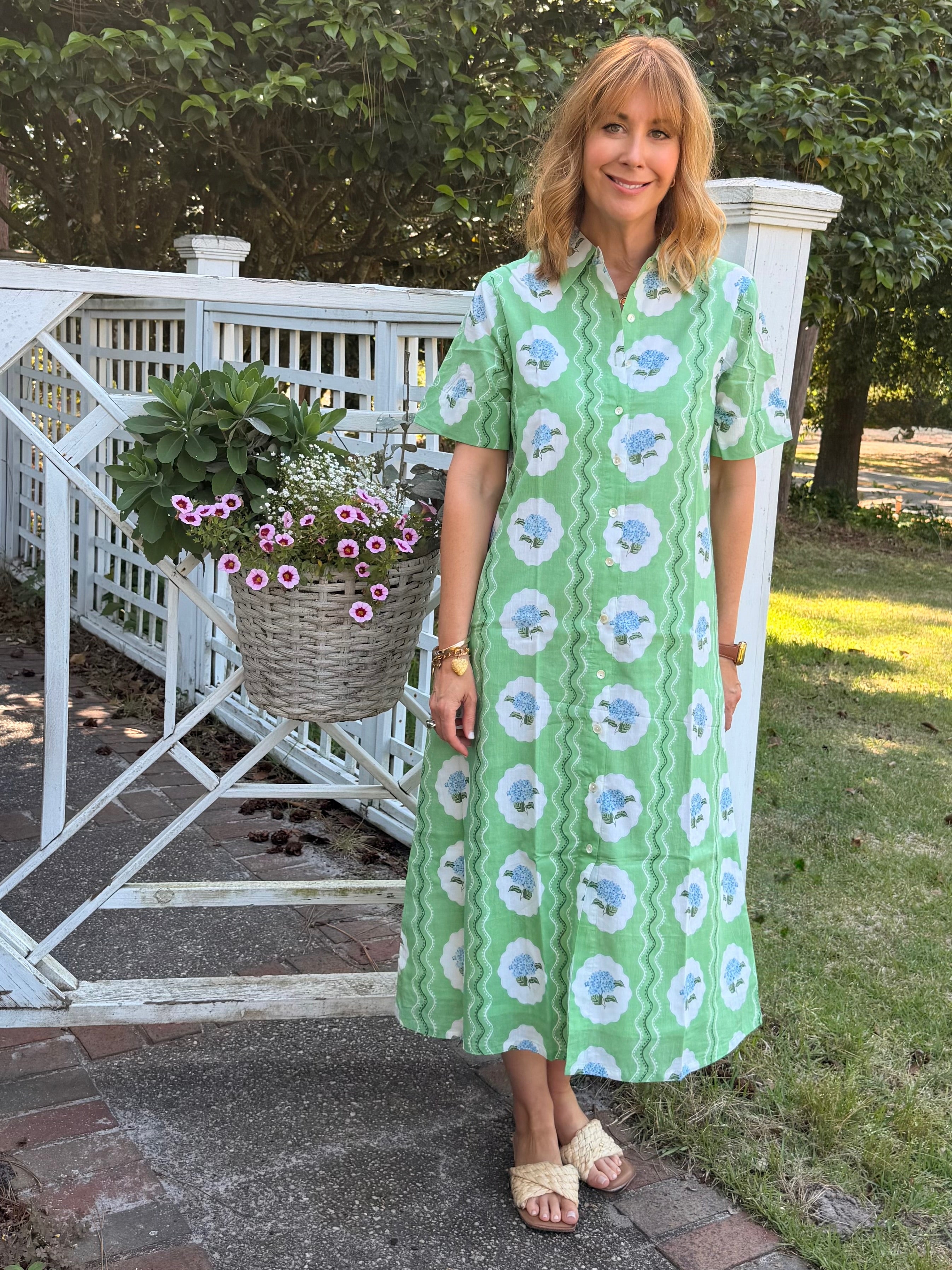 midi block print dress Blockprint | Dresses Sizes:M / KR 66 / JP 9 / US 4 Ivory Wedding Dress— Elegance No heat D390