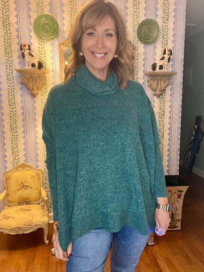 Scottsdale Oversized Sweater in Green