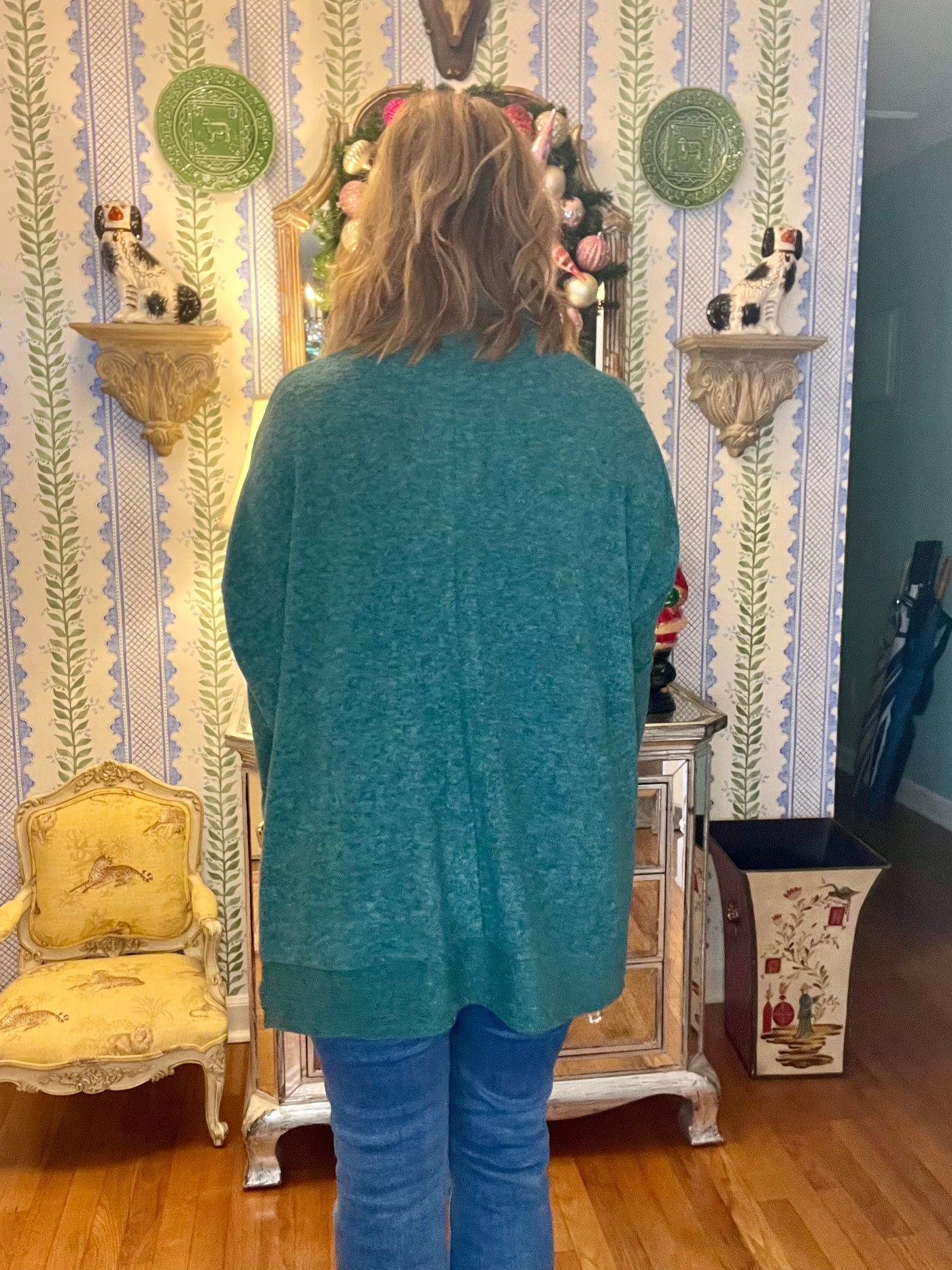 Scottsdale Oversized Sweater in Green