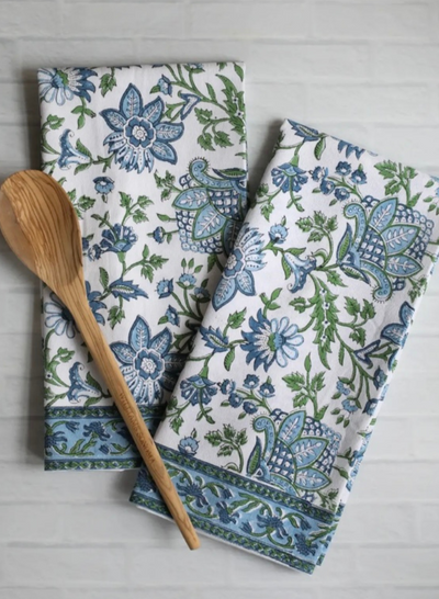 Block Print Kitchen Towel