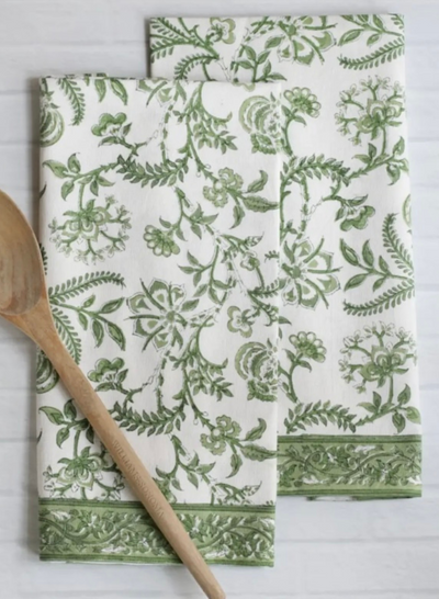 Block Print Kitchen Towel