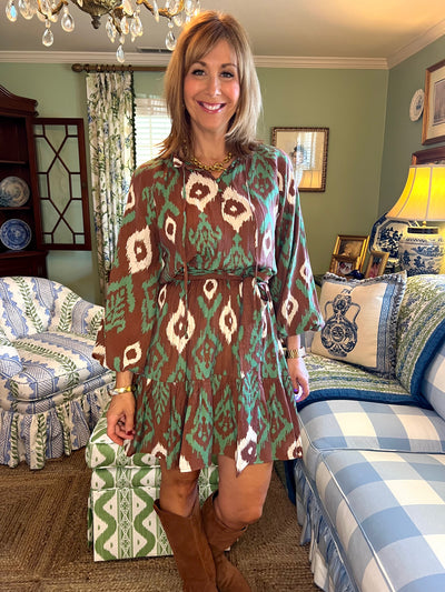 Asheville Printed Mini Dress