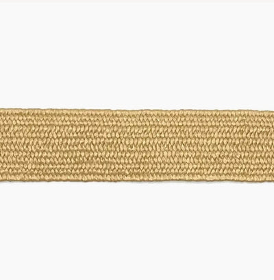 Tan Raffia Stretch Belt