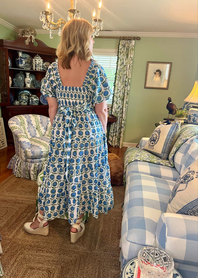 Beverly Floral Maxi in White