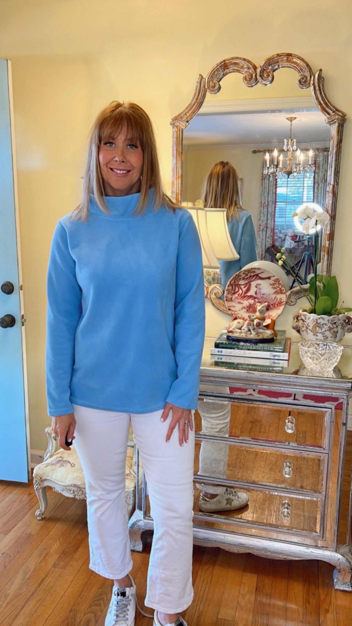 Dudley Funnel Neck Fleece Pullover