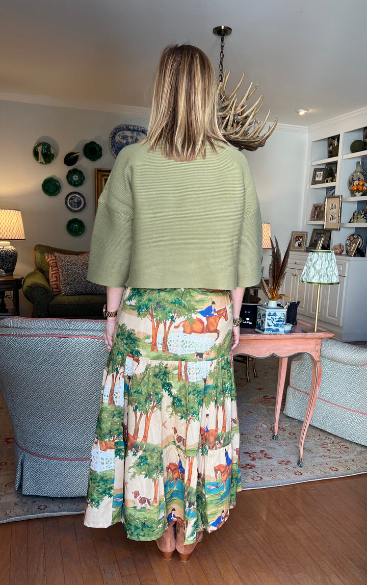 Corbett Mock Neck Sweater in Olive |  Sweater - Miss Madigan | Women&