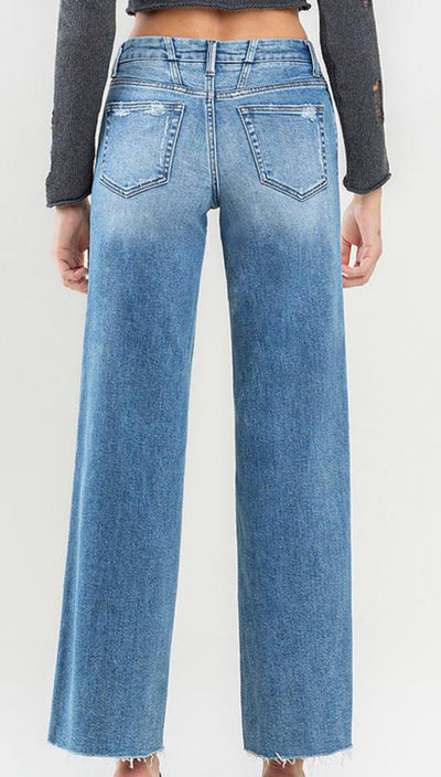 Weekender Mid-Rise Wide Leg Jeans